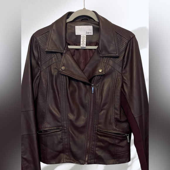 BAR III ‘non-leather’ Deep Purple Jacket - Picture 3 of 7